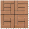 Laudat 11 kpl Ruskea 30 x 30 cm WPC