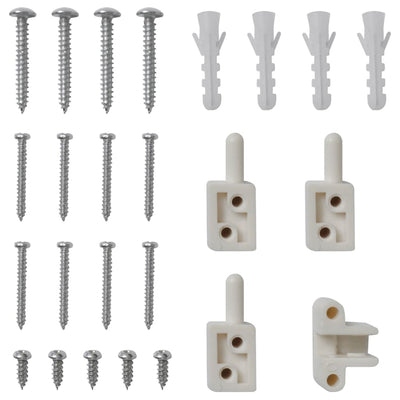 Valkoinen saranoitu hyönteisverkko oviin Cezar 120x240cm