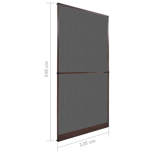 Saranallinen Hyönteisnäyttö Ruskea ja musta 120 x 240 cm
