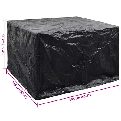 Puutarhakalusteiden suoja Editka 135x135x90cm (8 purjerengasta)