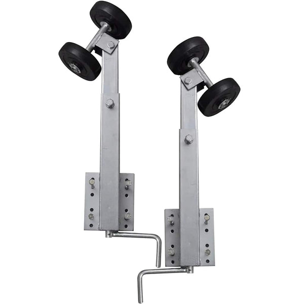 Venetrailerin tuplarulla keulantukisarja 2 kpl 59 - 84 cm