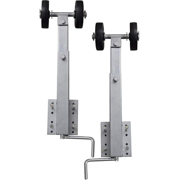 Venetrailerin tuplarulla keulantukisarja 2 kpl 59 - 84 cm