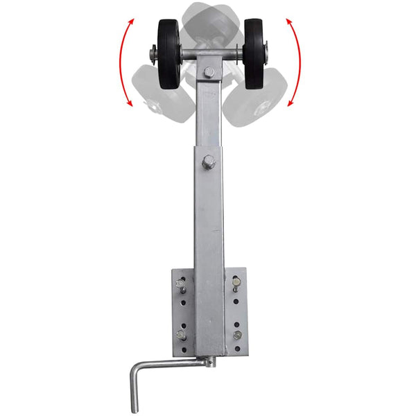 Venetrailerin tuplarulla keulantukisarja 2 kpl 59 - 84 cm