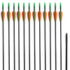 Standardi yhdistelmäjousen nuolet 30" 0,6 cm Lasikuitu 12 kpl