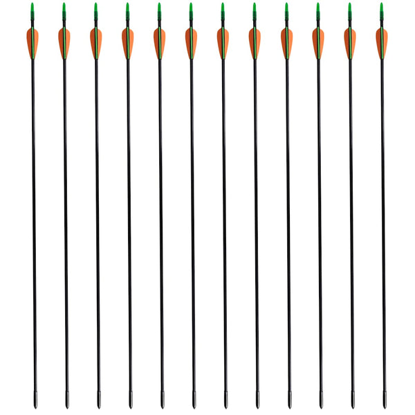 Standardi yhdistelmäjousen nuolet 30" 0,6 cm Lasikuitu 12 kpl