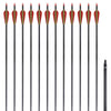 Jousipyssyn Nuolet 30" 0,76 cm Hiilikuitu 12 pcs