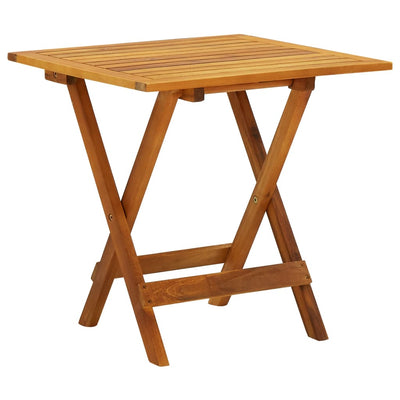 Bistropöytä 46x46x47 cm täysi akaasiapuu