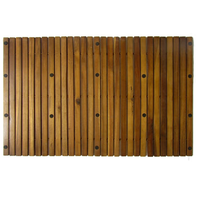 3 kpl Akaasia Kylpyhuoneen Matto 80 x 50 cm