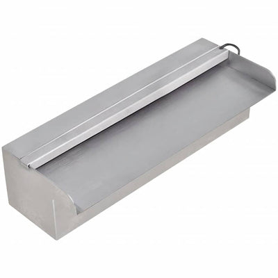 Suorakaide Uima-altaan Suihkulähde LED:llä Ruostumaton Teräs 30 cm
