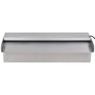 Suorakaide Uima-altaan Suihkulähde LED:llä Ruostumaton Teräs 30 cm