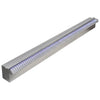 Suorakaide Uima-altaan Suihkulähde LED:llä Ruostumaton Teräs 90 cm