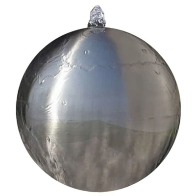 Puutarhan Pallo Suihkulähde LED:llä Ruostumaton Teräs 30 cm
