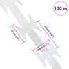 BTO-22 piikkilanka 100 m teräs
