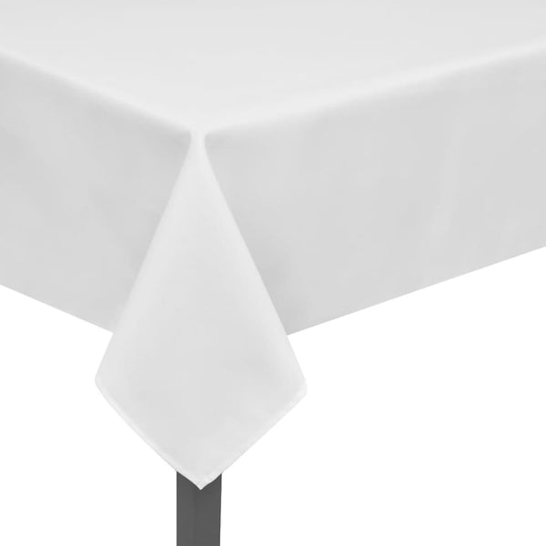 Valkoinen pöytäliinaa Crang 130x130cm (5)