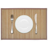 Ruskea bambu tabletti Lenovia 30x45cm (6 kpl)