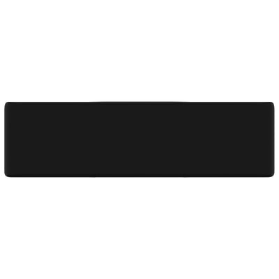 Keraaminen Kylpyhuoneen Pesuallas Hanareiällä Musta Neliö