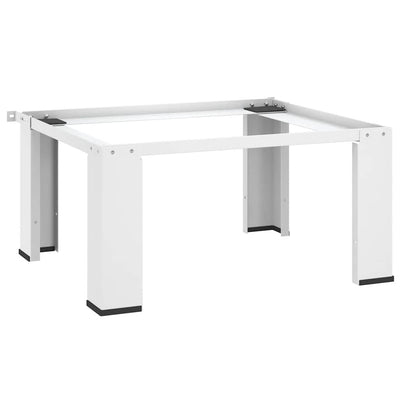 Valkoinen pesukoneen korokejalusta Lumperdean