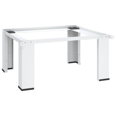 Valkoinen pesukoneen korokejalusta Lumperdean