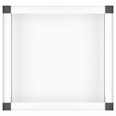 Valkoinen pesukoneen korokejalusta vetohyllyllä Lumperdean