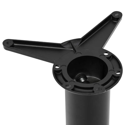 Musta korkeussäädettävää pöydän jalkaa Cublesan 710 mm (4)