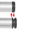 4 Korkeussäädettävää Pöydän Jalkaa Harjattu Nikkeli 710 mm