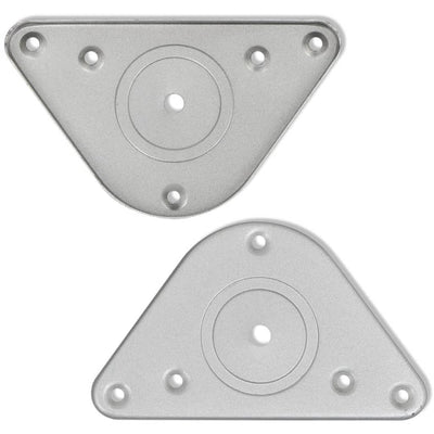 Harjattu nikkeli korkeussäädettävää pöydänjalkaa Shaniya 1100 mm (4)