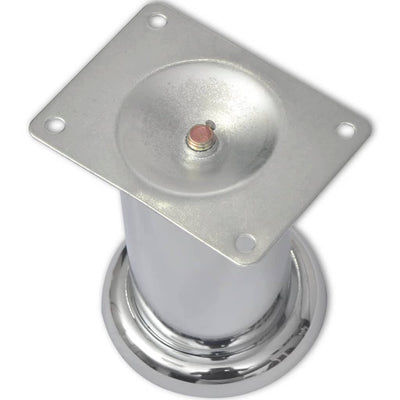 4 Pyöreää Sohvanjalkaa 60 mm kromi