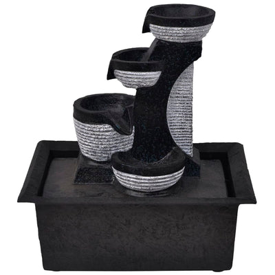 Led valolla sisätilan suihkulähde Jayyab (hartsi)