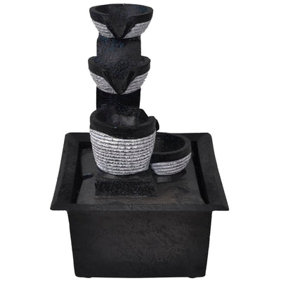 Led valolla sisätilan suihkulähde Jayyab (hartsi)