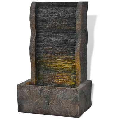 Sisätilojen suihkulähde Rafalina (led valo hartsiyhdiste)