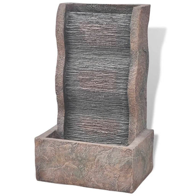 Sisätilojen suihkulähde Rafalina (led valo hartsiyhdiste)