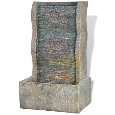 Sisätilojen suihkulähde Rafalina (led valo hartsiyhdiste)