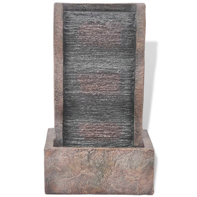 Sisätilojen suihkulähde Rafalina (led valo hartsiyhdiste)