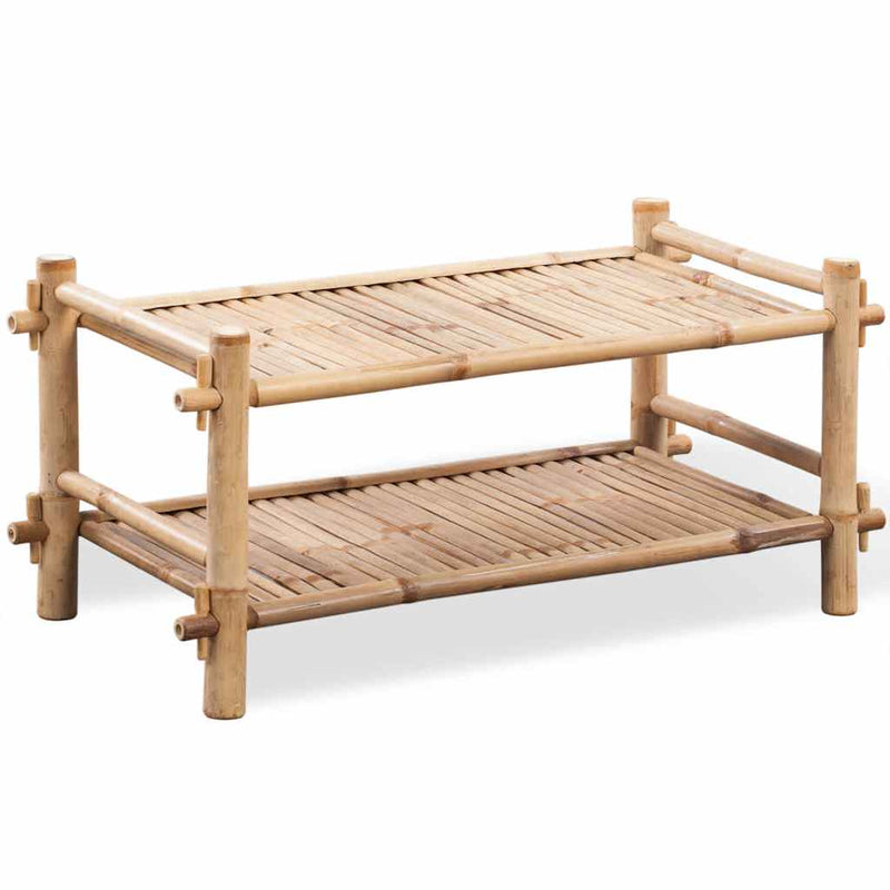 2-kerroksinen kenkäteline bambu