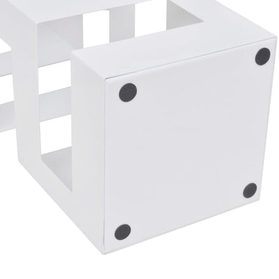 Valkoinen sateenvarjo-/kävelykeppiteline Arini 48,5cm (teräs)