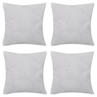 Valkoinen Tyynynpäällinen 4 kpl Puuvilla 50 x 50 cm