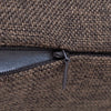 Ruskea Tyynynpäällinen Pellavatyylinen 4kpl 50 x 50 cm