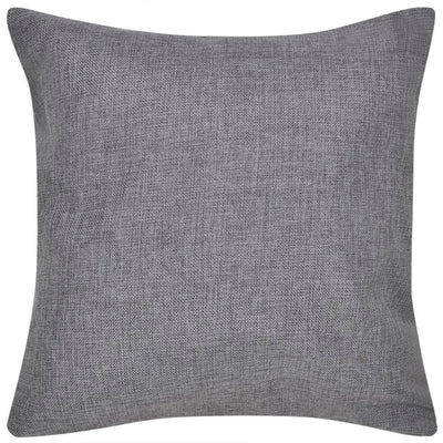 Antrasiitti Tyynynpäällinen Pellavatyylinen 4 kpl 40 x 40 cm