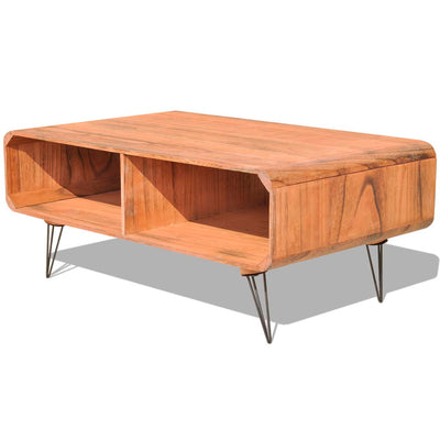Sohvapöytä 90x55,5x38,5 cm täysi keisaripuu ruskea