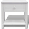 Valkoinen yöpöytä Stefica (puu)