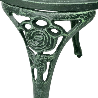 Vihreä bistrosarja Geza (3-osainen, valualumiini)