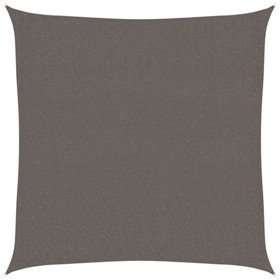 Antrasiitti aurinkovarjo purje hdpe neliö Huth 3.6x3.6 m