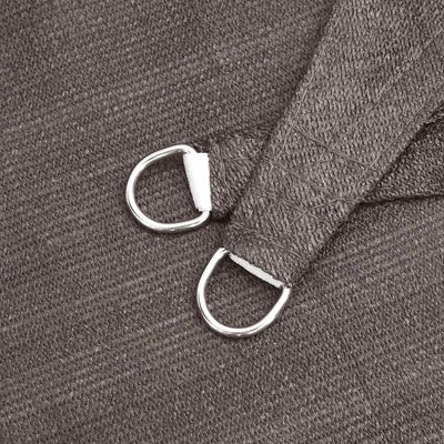 Antrasiitti aurinkovarjo purje hdpe neliö Huth 3.6x3.6 m