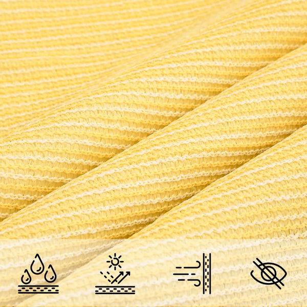Päivänvarjo Purje HDPE Suorakulmainen 4x6 m Beige