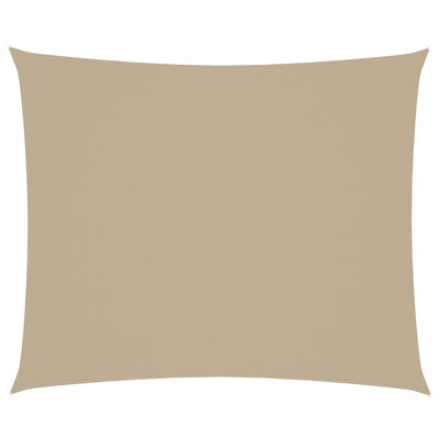 Aurinkopurje Oxford-kangas suorakaide 4x6 m Beige