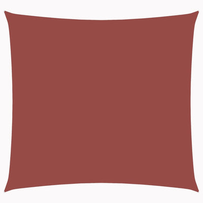 Terrakotta aurinkopurje oxford-kangas neliö Wallington 3,6x3,6 m