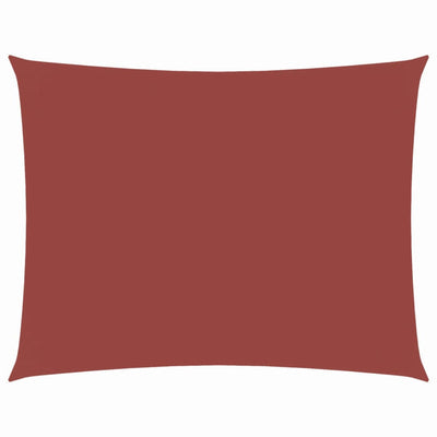 Terrakotta aurinkopurje oxford-kangas suorakaide Larisia 4x6m