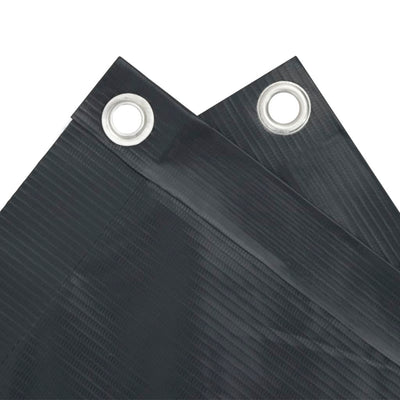 Antrasiitti parvekkeen suoja oxford-kangas Elvin 75x400cm