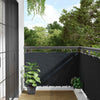 Parvekkeen Suoja Oxford Kangas 90x600 cm Antrasiitti