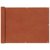 Parvekkeen Suoja Oxford Kangas 90x600 cm Terrakotta